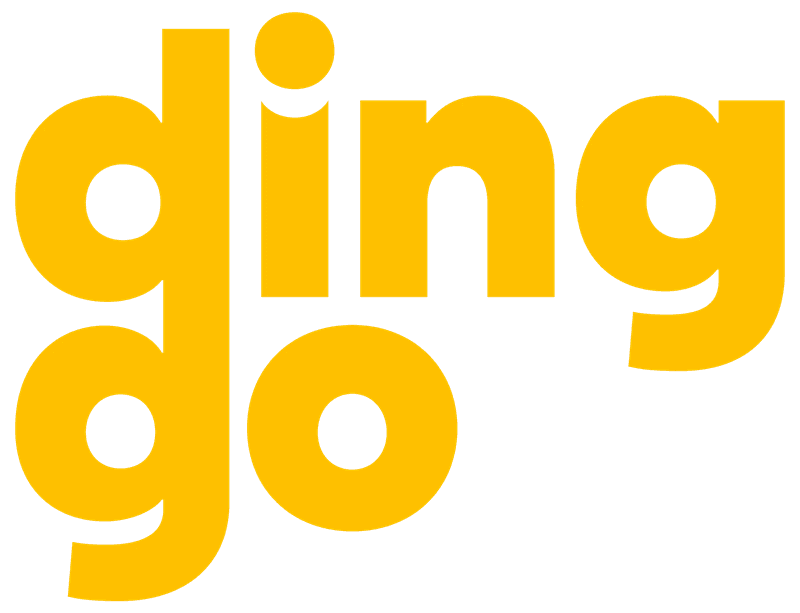 ding-go mart logo