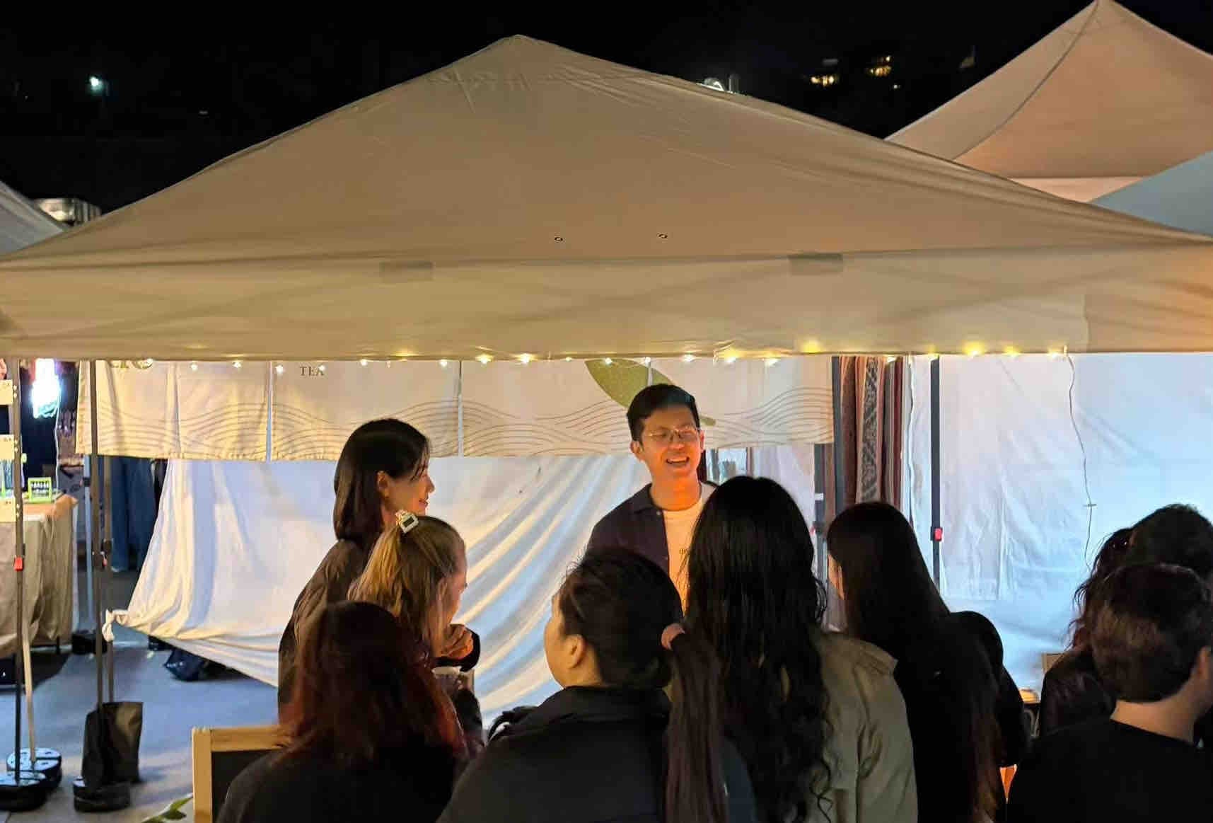 Fort Mason market booth