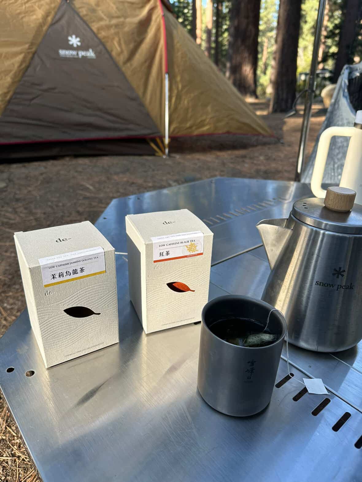 Jessica sharing her De-Tea experience